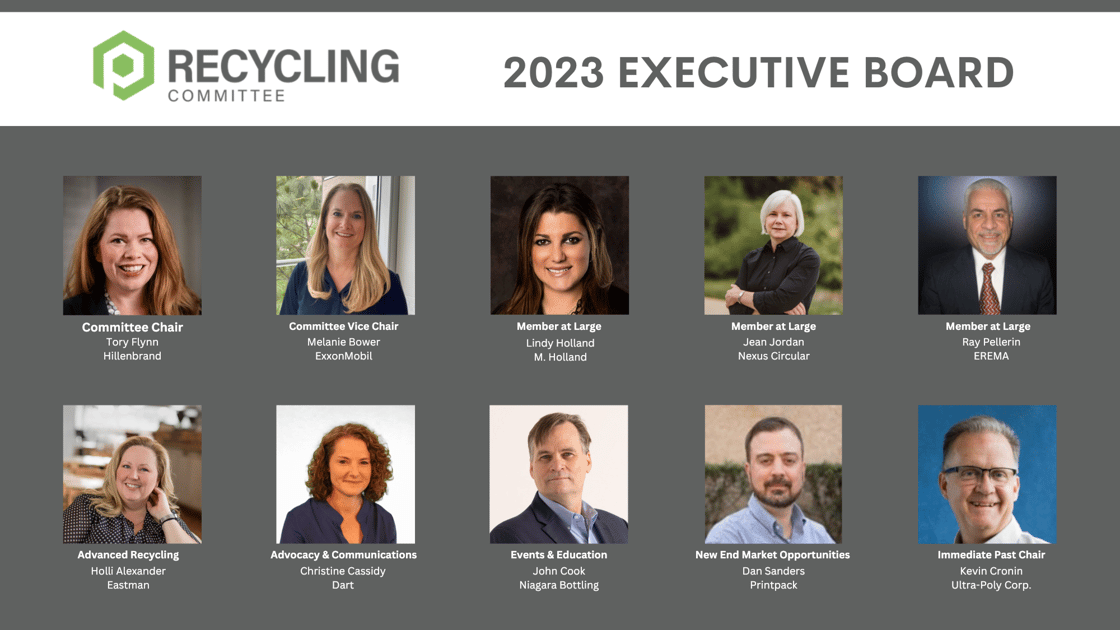 RECYCLING COMMITTEE 2023 EXECUTIVE BOARD REVISED for IP