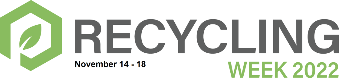 Recycling Week 2022 logo with dates